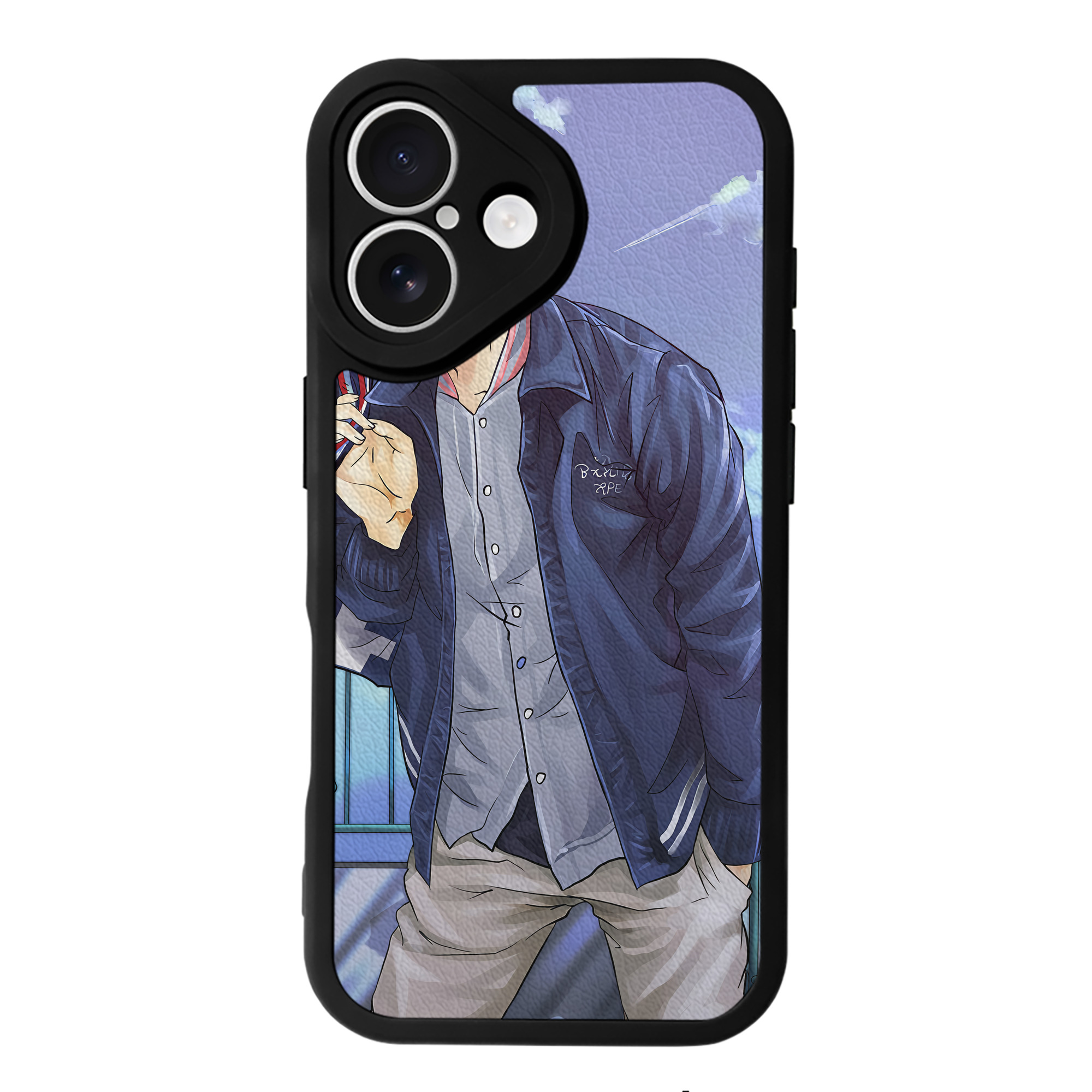 （画像用） SLAM DUNK／スラムダンク 【iPhone 16シリーズ対応】シリコンスマホケース（レザー調） 材質：シリコン